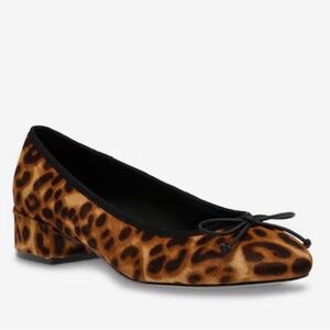 Steve Madden Cherish Leopard Genuine Calf Hair Pump, size 8.5